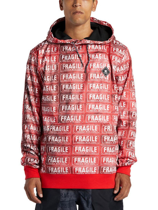 Snowstar Sweatshirt mit Kapuze Rot