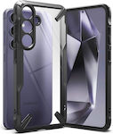 Ringke Fusion X Umschlag Rückseite Silikon 2mm Schwarz (Galaxy S24+)