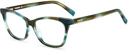 Missoni Damen Acetat Brillengestell Grün MIS 01...