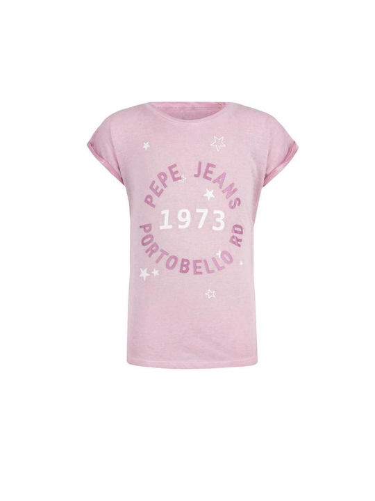 Pepe Jeans Kids' T-shirt Pink