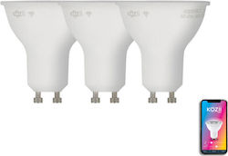 Xanlite Smart LED 5W GU10 Ρυθμιζόμενο Λευκό 3τμχ