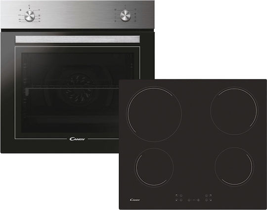 Candy Over Counter Oven 70lt with Ceramic Hobs W59.5cm.