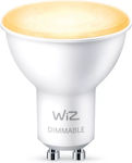 WiZ Smart Λάμπα LED 4.9W για Ντουί GU10 και Σχήμα PAR16 Θερμό Λευκό 345lm Dimmable
