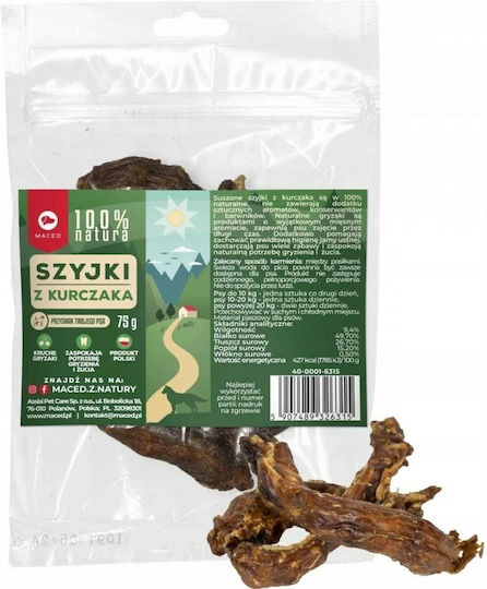 Maced 100% Nature Dog Treat with Chicken 75gr