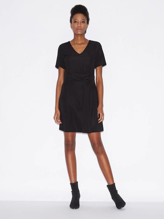 Armani Exchange Mini Kleid Schwarz