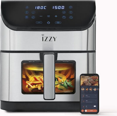 Izzy IZ-8229 Air Fryer με Wi-Fi 8lt Ασημί