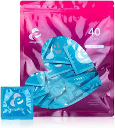 Easyglide Condoms 40pcs 54mm with Ridges Natural