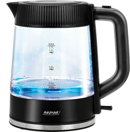 MPM Kettle 1.7lt 2200W Black
