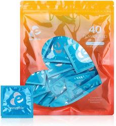 Easyglide Flavored Condoms 40pcs with Ridges Natural