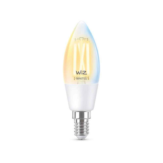 WiZ Smart Lampe LED für Fassung E27 und Form ST64 Einstellbar Weiß