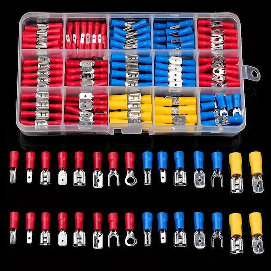Assorted Spade Terminals Insulated Cable Connector 280 τμχ
