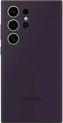 Samsung Silicone Back Cover Σιλικόνης Ανθεκτικό Μωβ (Galaxy S24 Ultra)