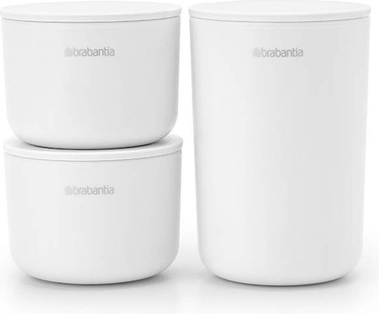 Brabantia Кутия за памук Пластмаса Бял
