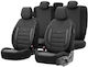 Deluxeboss Set Huse Auto 11buc Bumbac Negru