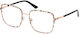 Guess Weiblich Metallisch Brillenrahmen GU2914 028