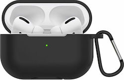 ObaStyle Tech-protec Θήκη Σιλικόνης σε Μαύρο χρώμα για Apple AirPods Pro