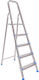 Leiter Aluminium mit 4+1 Stufen