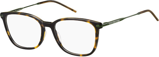 Tommy Hilfiger Eyeglass Frame Brown Tortoise TH1708 PHW