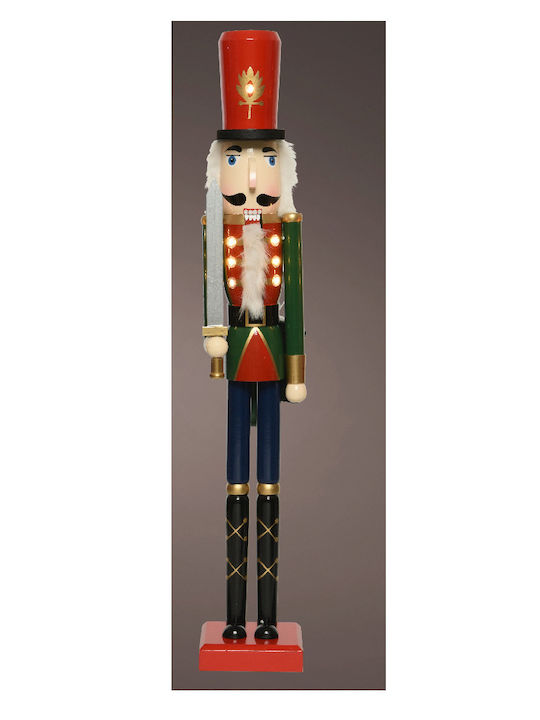 Kaemingk Wooden Christmas Nutcracker 76cm