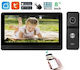 Joytimer Wireless Video Intercom Set Wi-Fi Black