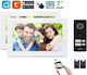 Joytimer Wireless Video Intercom Set Wi-Fi 66721AW 64207C2B White