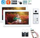 Joytimer Wireless Video Intercom Set Wi-Fi White