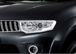 Front Headlights Masks for Mitsubishi L200