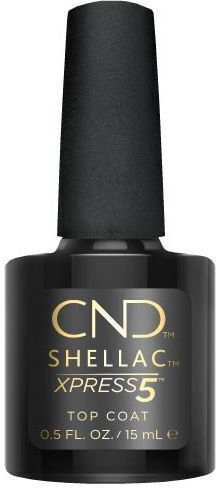 CND Shellac Top Coat for Regular Nail Polish 15ml