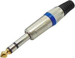JKG Stereo Βύσμα 6.3mm Jack stereo