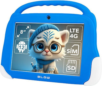 Blow KidsTAB8 8" Tablet mit WiFi & 4G (4GB/64GB) Blau