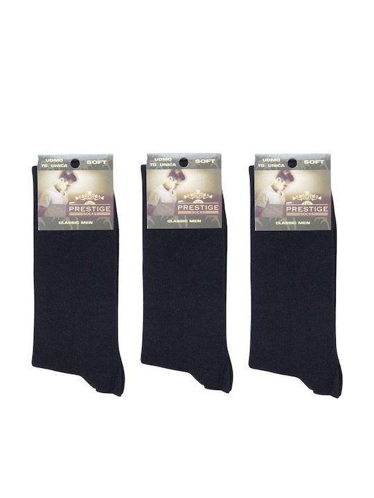 Prestige Ανδρικές Κάλτσες Μαύρο 3Pack Prestige Ανδρικές Κάλτσες Μαύρο 3Pack