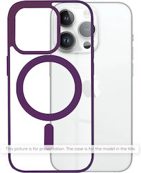 Techsuit Magsafe Pro Back Cover Plastic / Silicone Purple (Galaxy S24 Ultra) KF2318378