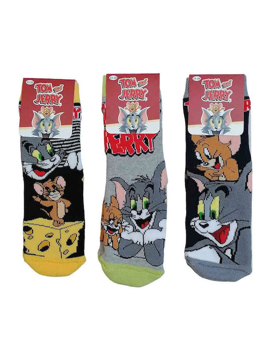 Cimpa Kids' Socks Non-Slip Multicolored 3 Pairs