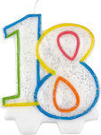 Amscan Polka Dots Birthday Candle Number