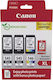 Canon PG-545 XL x2 / CL-546 XL Original Photo Value Pack with 3 InkJet Printer Inks Photo Black / Multiple (Color) (8286B015)
