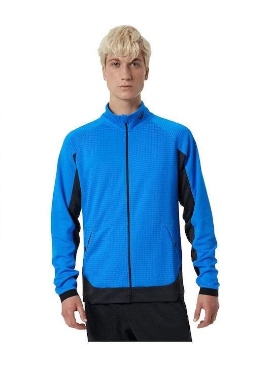 New Balance Jachetă Tricotată pentru Bărbați Albastru