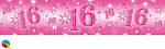 Amscan Banner for Party in Pink color