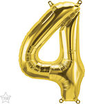 Balloon Foil Number Gold 41cm