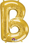 Balloon Foil Jumbo Letter Gold 86cm