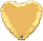 Ballon Folie Jumbo Herz Gold 91cm