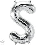 Ballon Folie Buchstabe S Silber 41cm