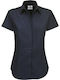 Sharp Women's Long Sleeve Shirt Navy