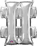 Ballon Folie Jumbo Silber 68cm