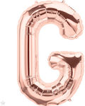 Balon Folie Jumbo Litera Rose Gold 86buc