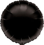 Balloon Foil Round Black 46cm