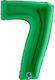 Balloon Jumbo Number 7 Green 100cm