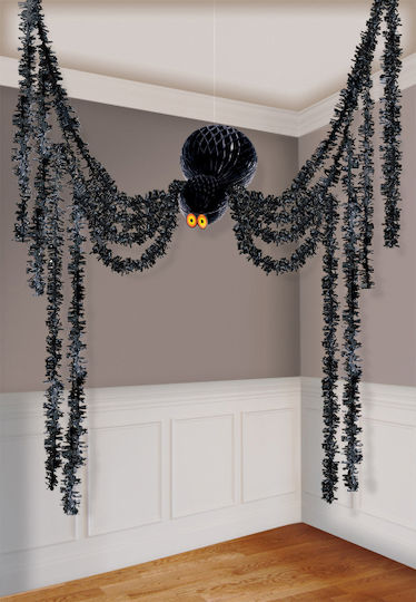 Amscan Χάρτινη Partydekorationen Αράχνη / 360 Εκ Hängendes Ornament für Halloween