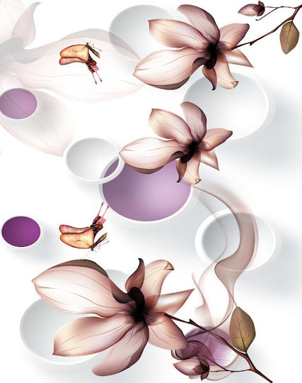 Фототапет За Стени Abstract Floral 3 Хартия 150x205см Миещ се