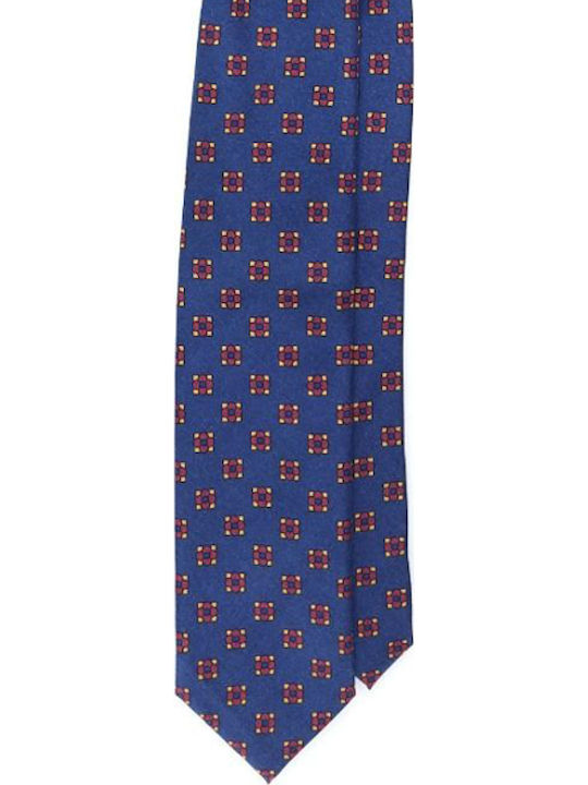 DM Ties Herren Krawatte Seide Gedruckt in Orange Farbe