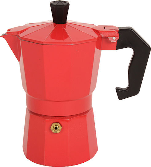 Keskor Μπρίκι Espresso 2cups Κόκκινο